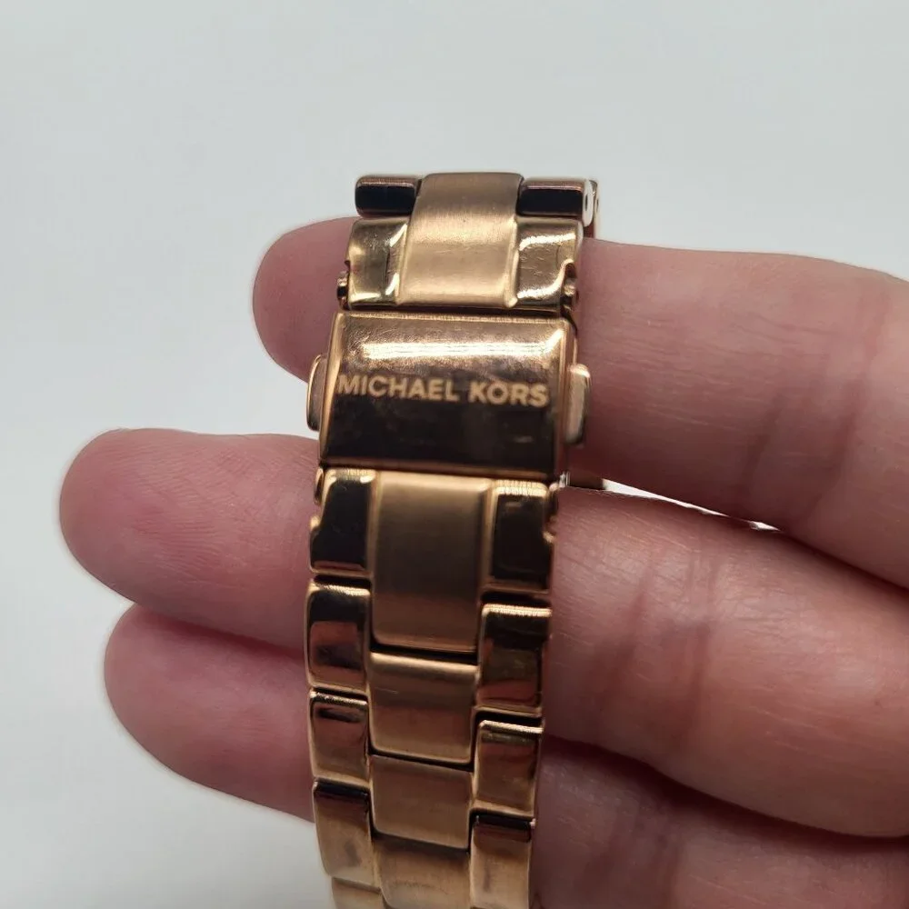 Michael Kors Women's Ritz MK5921 Rose Gold Stainless-Steel Quartz Watch - Picture 7 of 13